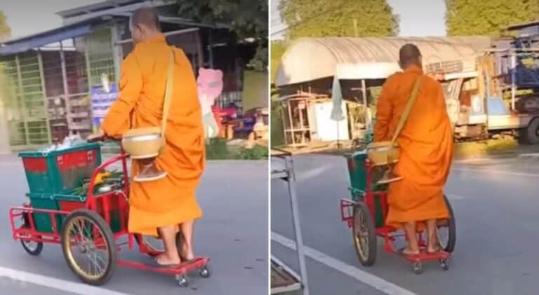 สำนักพุทธฯ อ่างทองสั่งเบรกพระใช้สกูตเตอร์ไฟฟ้าออกบิณฑบาต ชี้ดูไม่เหมาะสม