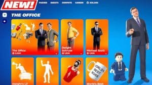 Fortnite ปล่อยสกินตัวละครจาก The Office – ไมเคิล สก็อตต์และดไวท์ ชรูท์บุกสนามรบรอยัล!